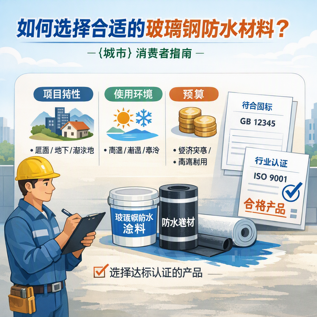 如何判定玻璃钢防水材料的合格标准? 芜湖 消费者指南