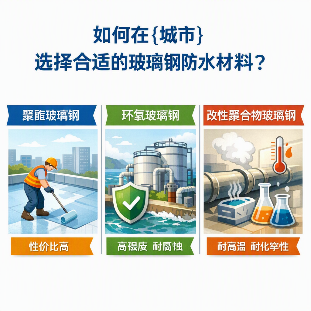 如何在芜湖选择合适的玻璃钢防水材料？