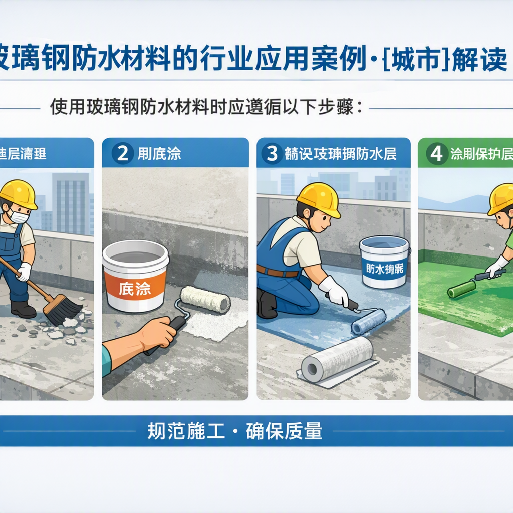 玻璃钢防水材料的行业应用案例，芜湖解读