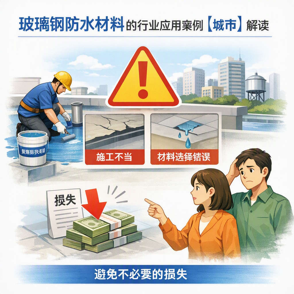 玻璃钢防水材料的行业应用案例，芜湖解读